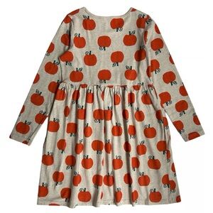 Hanna Andersson Orange Pumpkin Long Sleeve Dress